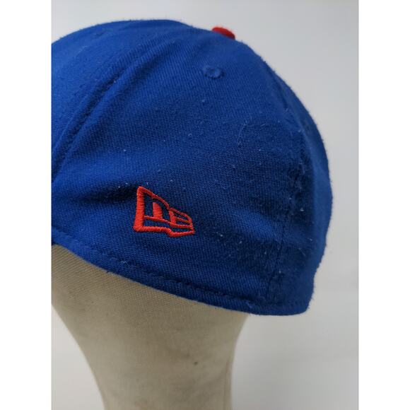 New Era 39Thirty Chicago Cubs MLB Post Season 2016 Fitted Hat Size L/XL Blue - Picture 6 of 15